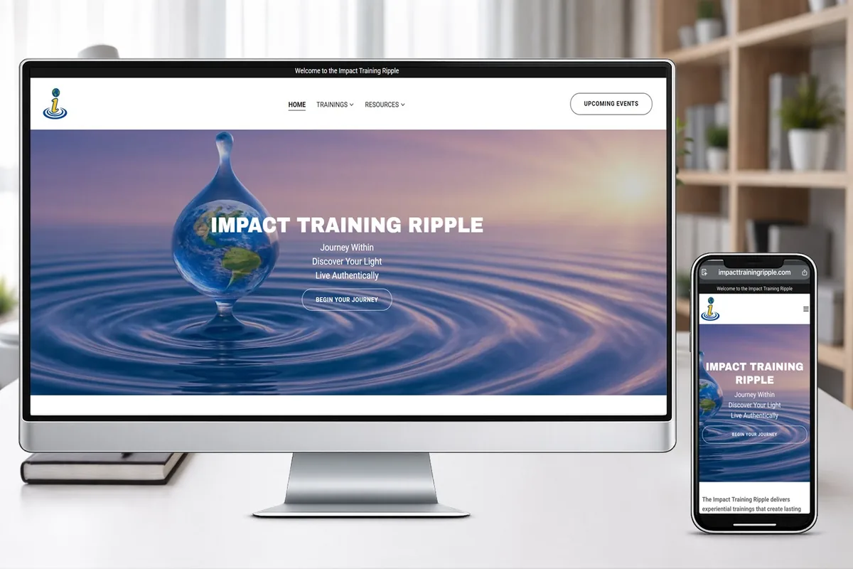 impacttrainingripple.com website project screenshot